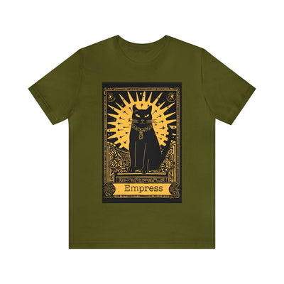 The Empress Black Cat Tarot Card t-shirt