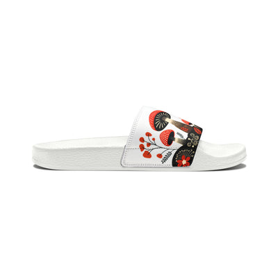 Super cute mushroom print slides