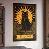 Empress Tarot Card Black Cat Fine Art Poster