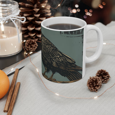 11oz cool moon crow Mug