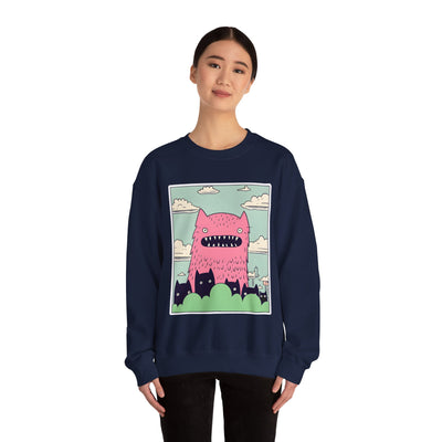 Monster #5 Unisex Heavy Blend™ Crewneck Sweatshirt