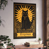 Empress Tarot Card Black Cat Fine Art Poster