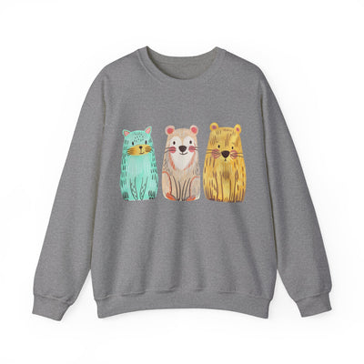 Lions and tigers and bears sweatshirt