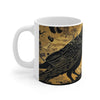 11oz  warm moon crow mug