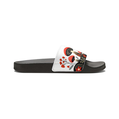 Super cute mushroom print slides