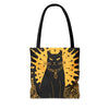 Black cat Tarot Card The Empress Tote Bag