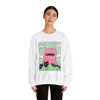 Monster #5 Unisex Heavy Blend™ Crewneck Sweatshirt