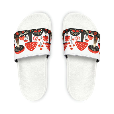 Super cute mushroom print slides