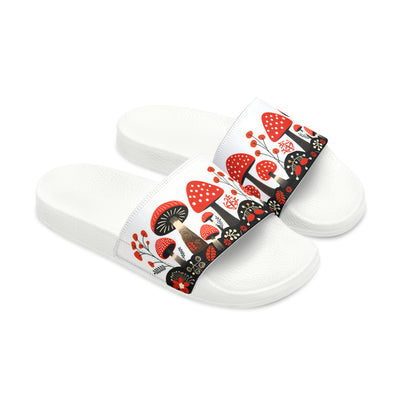 Super cute mushroom print slides