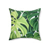 Tropical leaf #3 throw pillow