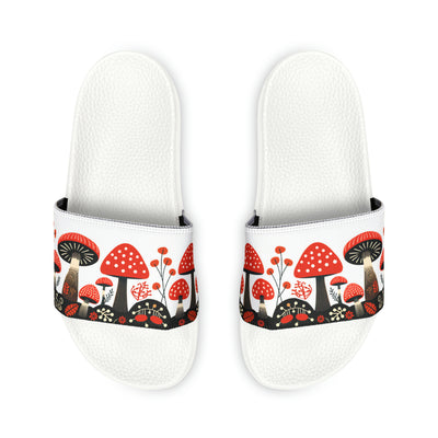 Super cute mushroom print slides