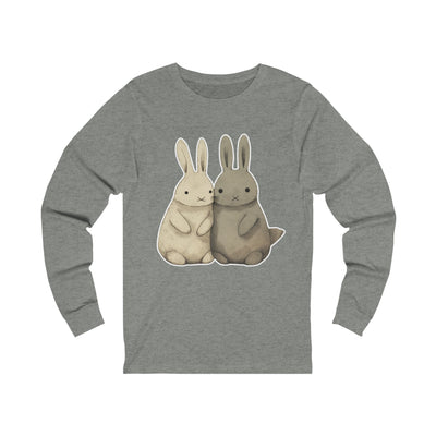 Two cute brown bunnies longsleeved shirt