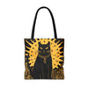 Black cat Tarot Card The Empress Tote Bag