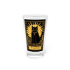 The Empress Black Cat Tarot Card pint glass