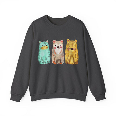 Lions and tigers and bears sweatshirt