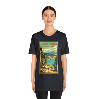 Lake Tahoe vintage print t-shirt