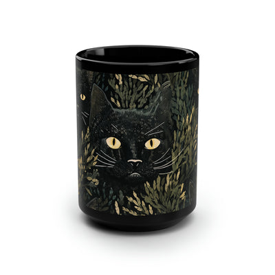 15oz Black Cat Mug