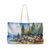 Lake Tahoe Watercolor #1, large bag