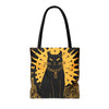 Black cat Tarot Card The Empress Tote Bag