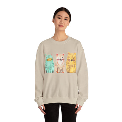 Lions and tigers and bears sweatshirt