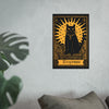 Empress Tarot Card Black Cat Fine Art Poster