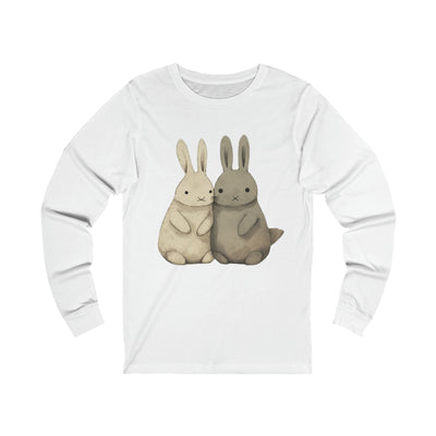 Two cute brown bunnies longsleeved shirt