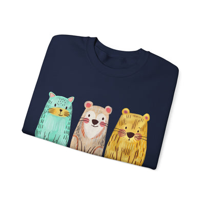 Lions and tigers and bears sweatshirt