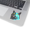 Derp Cat Sticker 1980s' Style