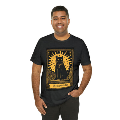 The Empress Black Cat Tarot Card t-shirt