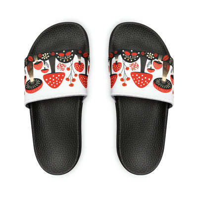 Super cute mushroom print slides