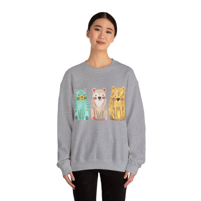 Lions and tigers and bears sweatshirt