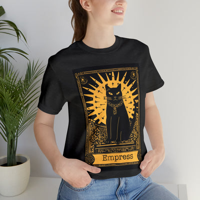 The Empress Black Cat Tarot Card t-shirt