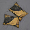 Warm Crow, Spun Polyester Lumbar Pillow