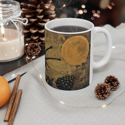 11oz warm snail moon mug - Fairfax California Mug