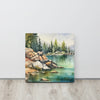 Lake Tahoe Watercolor #3, Canvas