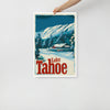 Vintage Lake Tahoe in Winter Poster